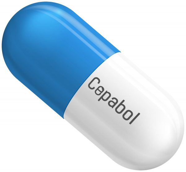 1 blue Cepabol capsule